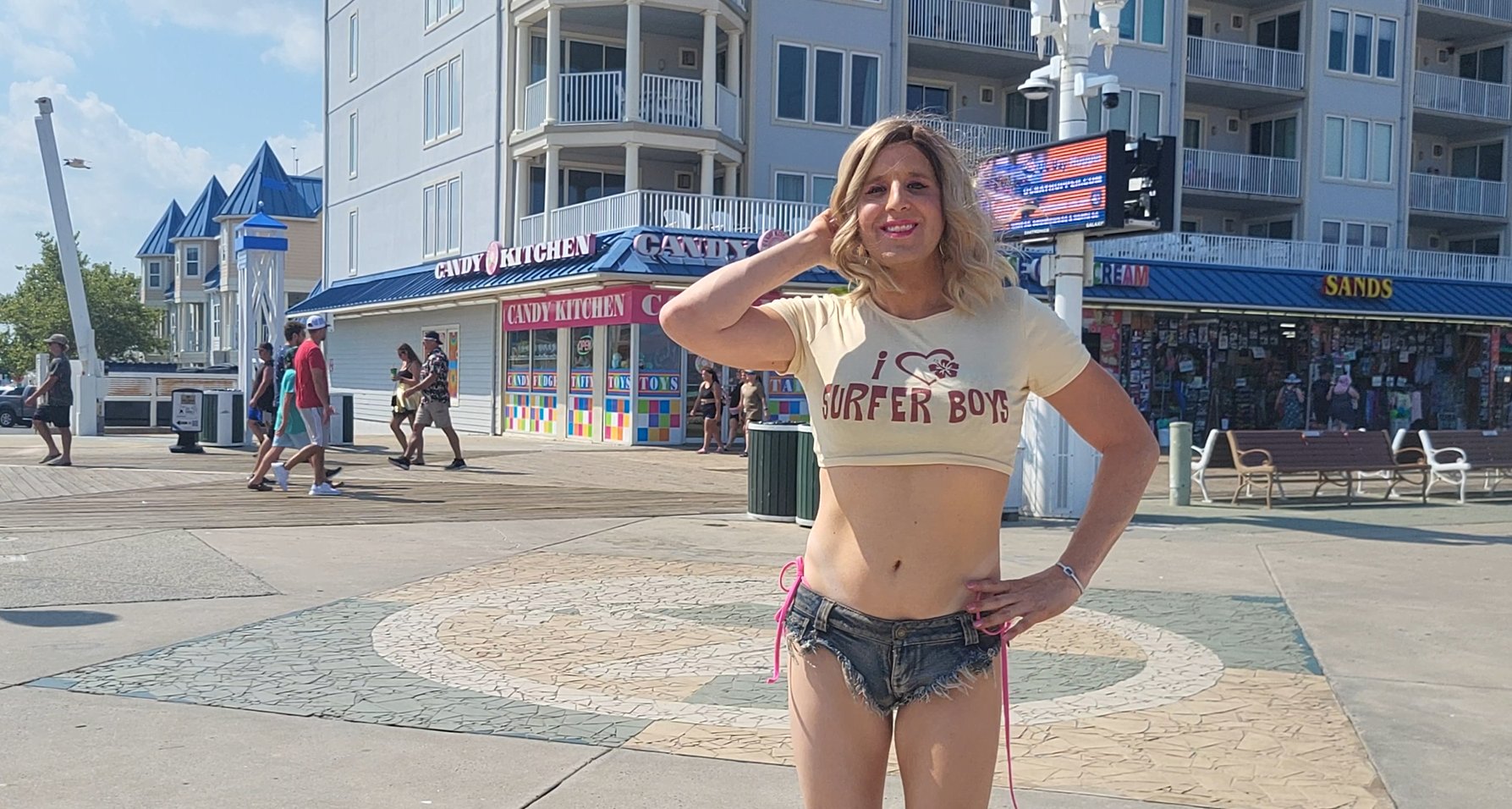 Denver Dolly Shoemaker Loves Surfer Boys Blank Meme Template