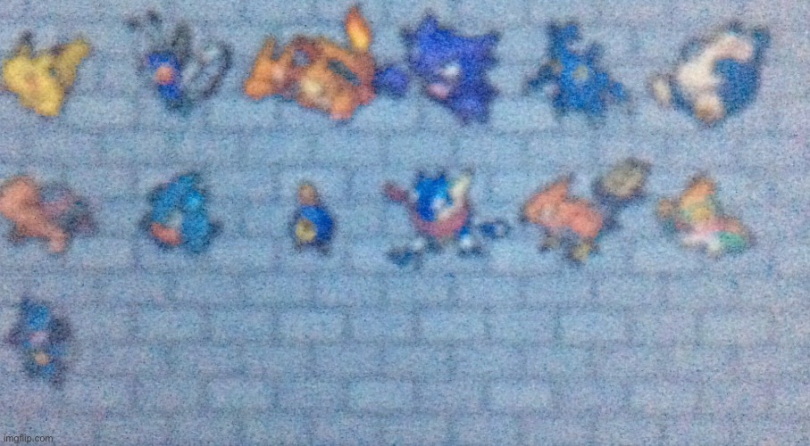 every pokemon ive caught so far (in order of when ash catches them in the anime) | made w/ Imgflip meme maker