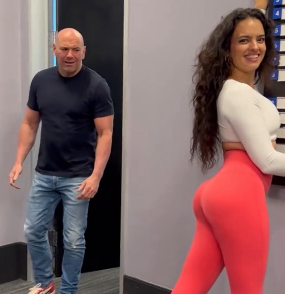 Dana White staring Blank Meme Template