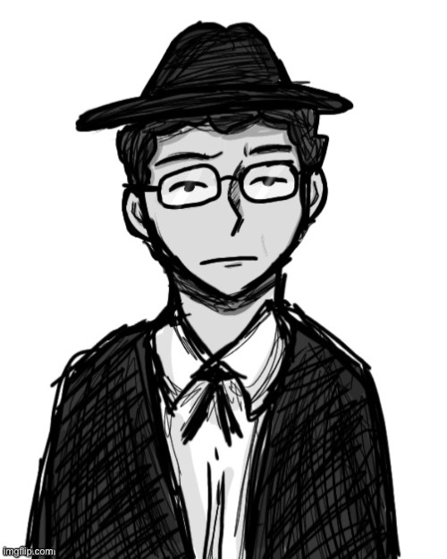 Him again </3 (deepfry me please) | image tagged in drawing,composers,classical music,gustav mahler | made w/ Imgflip meme maker