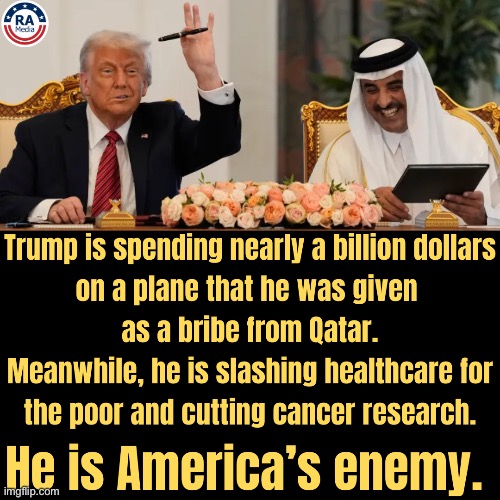 Trump's toy | image tagged in trump qatar | made w/ Imgflip meme maker