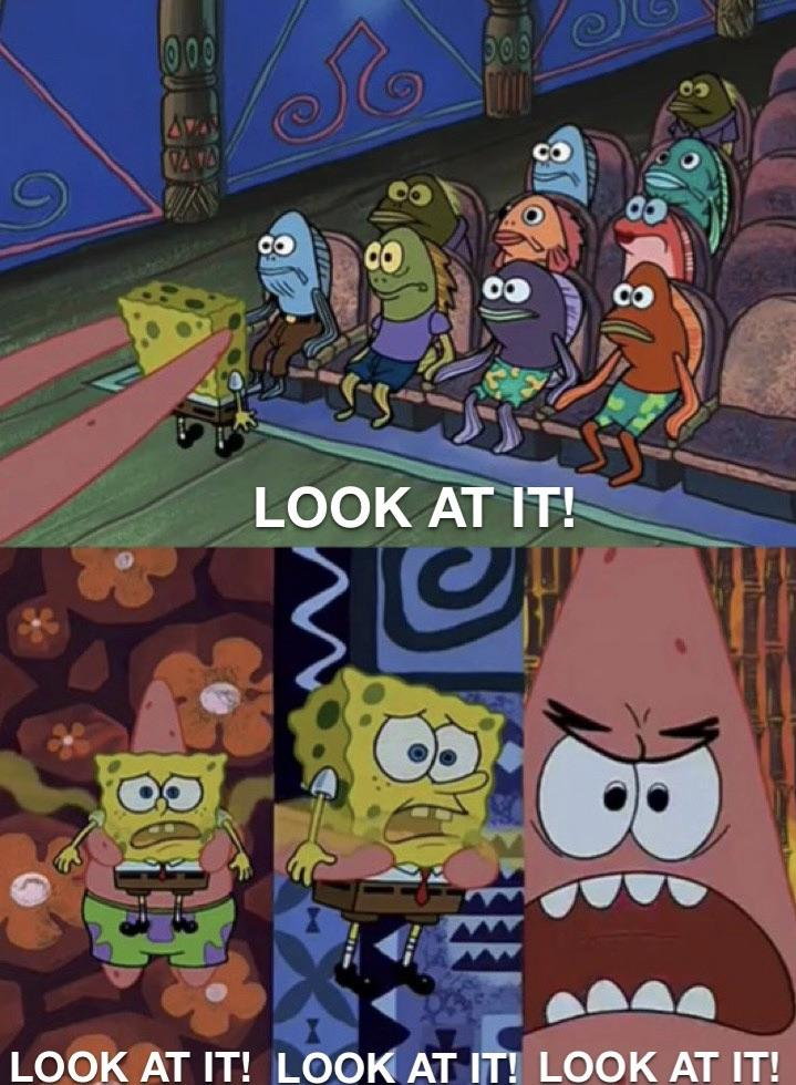 LOOK AT IT!! Blank Meme Template
