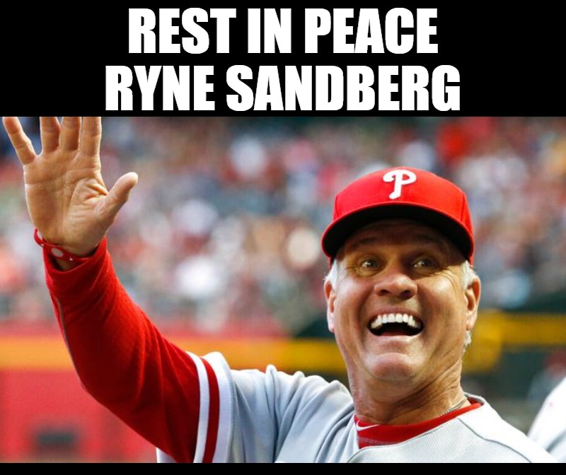rest in peace Ryne Sandberg | REST IN PEACE
RYNE SANDBERG | image tagged in black screen,ryne sandberg | made w/ Imgflip meme maker