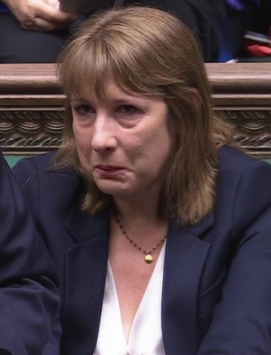 Rachel Reeves crying Blank Meme Template