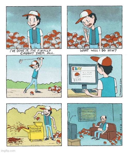Ash gets his wish… | image tagged in comics,toonhole,ash ketchum,pokemon,caught them all | made w/ Imgflip meme maker