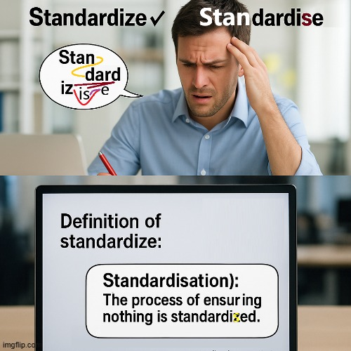 Standardz | image tagged in double standards,double standard,english,language,confusion | made w/ Imgflip meme maker