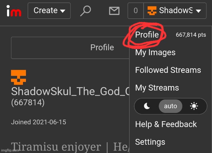 Fun fact: did you knew that if you press the profile button you could actually see your profile? | made w/ Imgflip meme maker