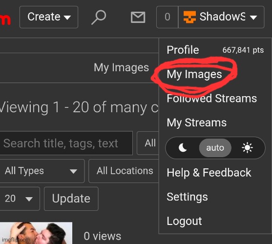 Fun fact 2: did you knew that clicking on the image button would redirects you to the list of every images you used/posted? | made w/ Imgflip meme maker