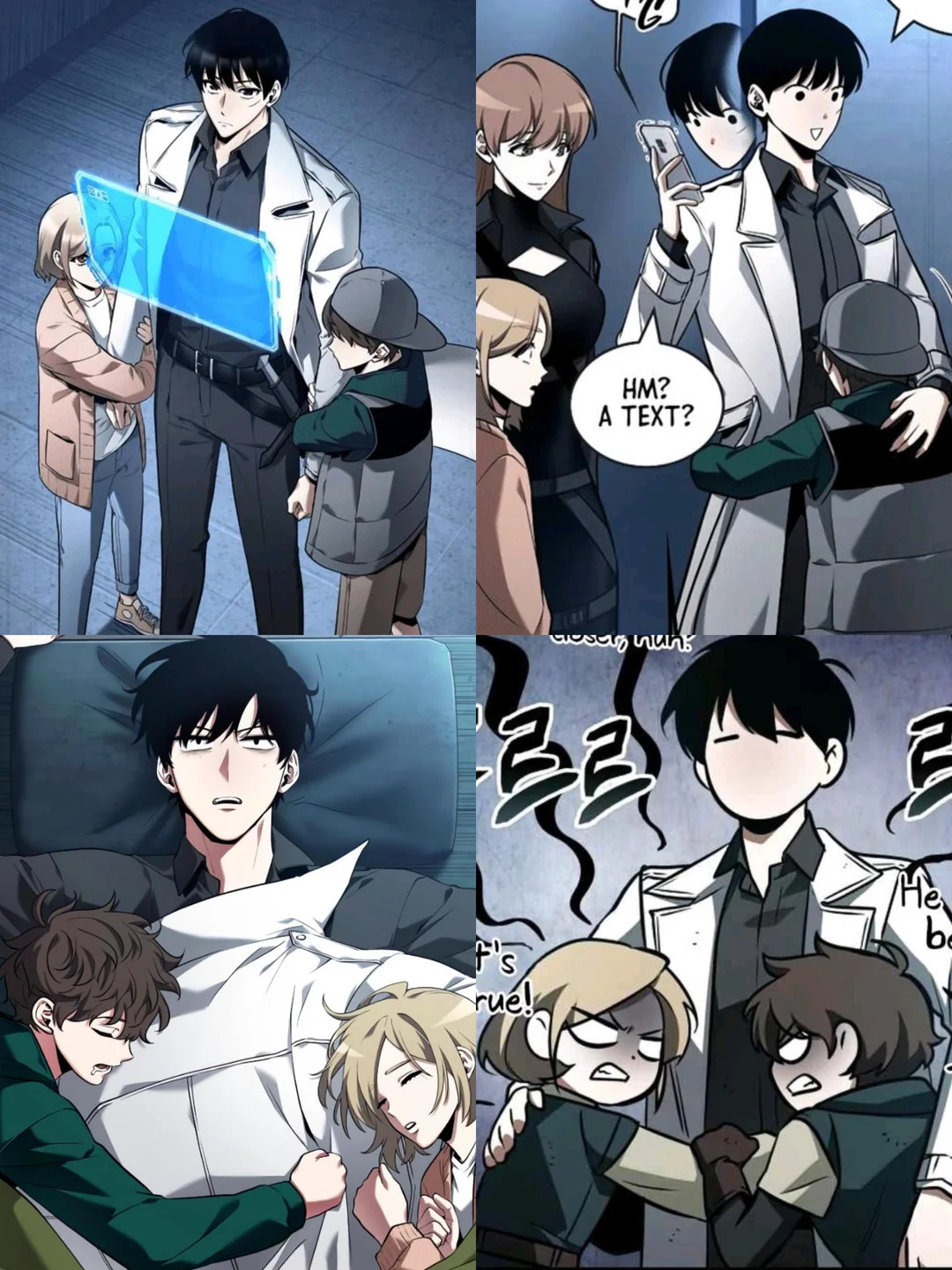 Dokja and Kids Blank Meme Template