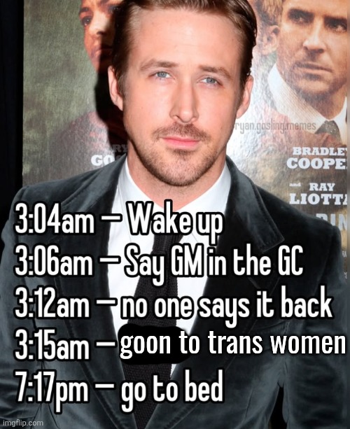 goon to trans women | made w/ Imgflip meme maker