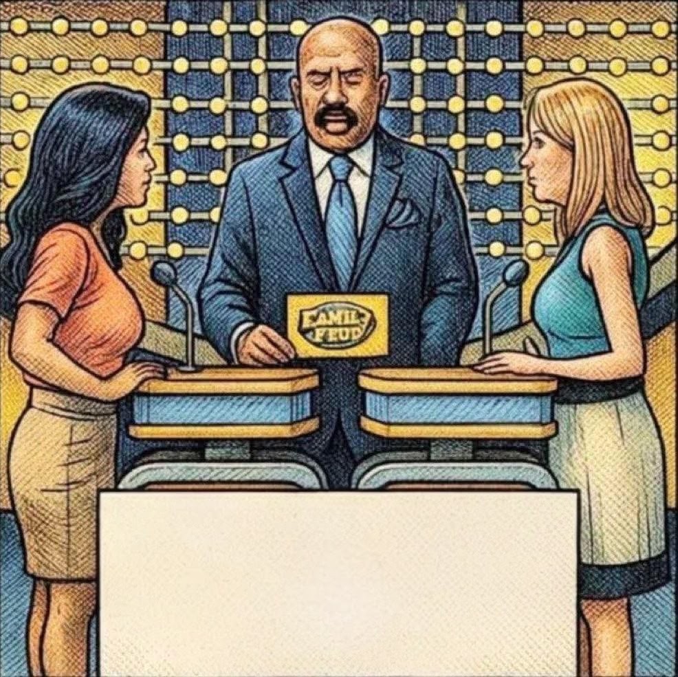 Family Feud Question Blank Meme Template