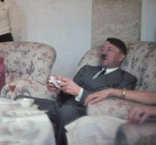 Upvote if real | image tagged in hitlerxbox | made w/ Imgflip meme maker