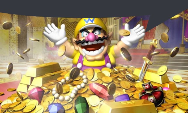 hop on crazy miners guys | image tagged in wario | made w/ Imgflip meme maker
