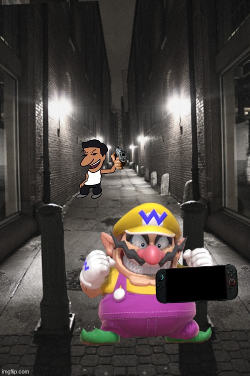 Wario dies from Quandale Dingle after buying a Switch 2 in a dark alley.mp3 | made w/ Imgflip meme maker
