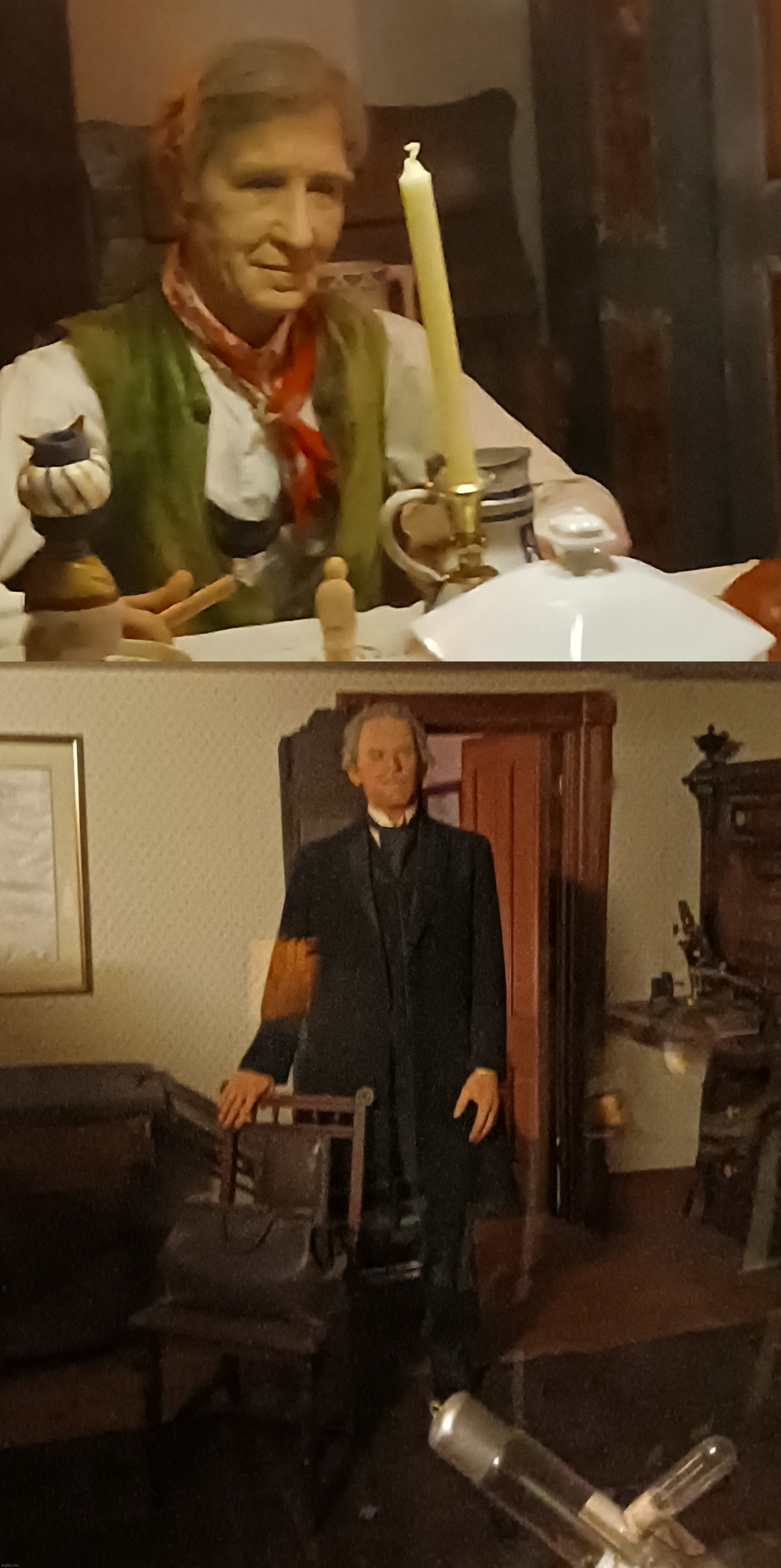 Anyway i saw Bill Nye the science guy and Dr. House at a history museum | made w/ Imgflip meme maker