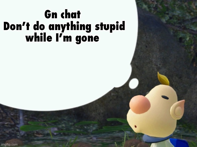 Louie | Gn chat 

Don’t do anything stupid while I’m gone | image tagged in louie | made w/ Imgflip meme maker