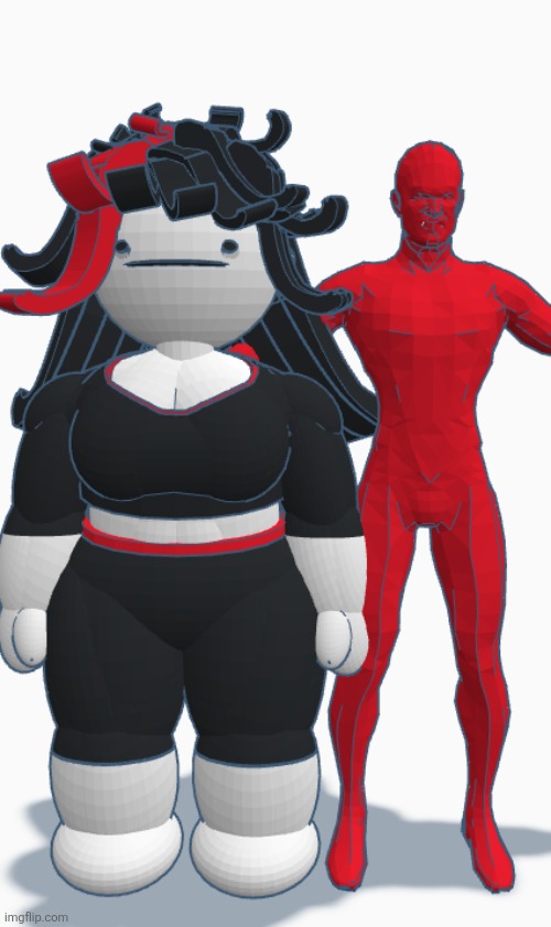 5'11 Saddam Hussein next to a 5'11 Claire | made w/ Imgflip meme maker