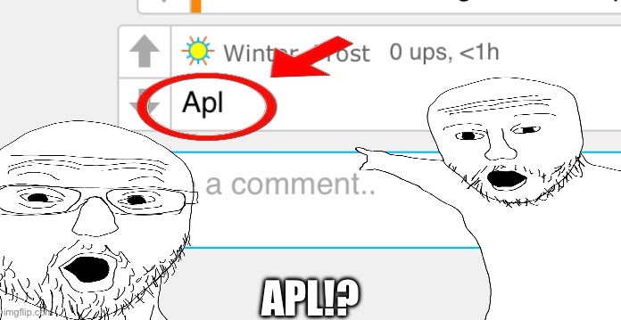 APL!? | made w/ Imgflip meme maker