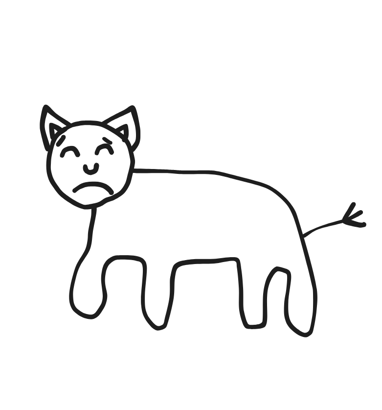 Cynical Cat Blank Meme Template