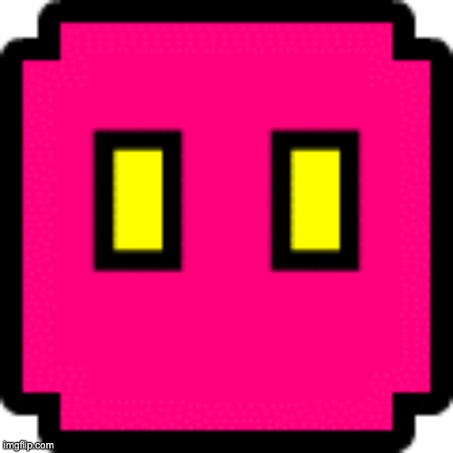 presenting cube 50 | image tagged in geometry dash | made w/ Imgflip meme maker