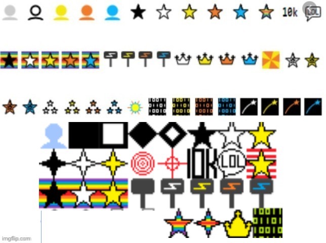 image tagged in all imgflip icons including removed ones | made w/ Imgflip meme maker