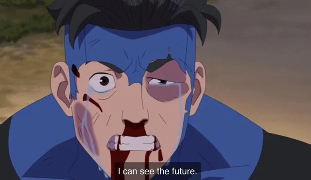 I can see the future Blank Meme Template