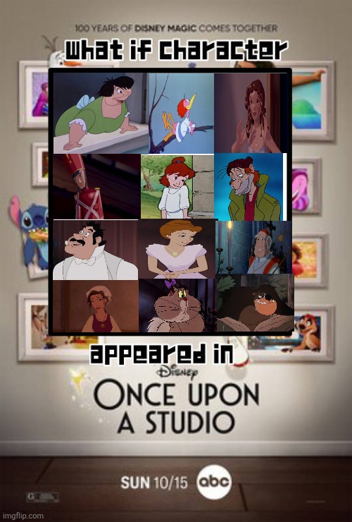 Title Too Long | image tagged in what if character appeared in once upon a studio | made w/ Imgflip meme maker