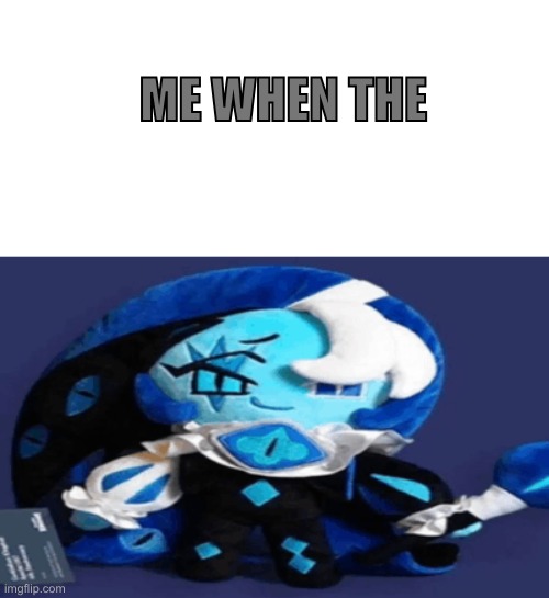 SMC STOP STARING INTO OUR SOULS | ME WHEN THE | image tagged in shadowmilkcookie,cookie run kingdom | made w/ Imgflip meme maker