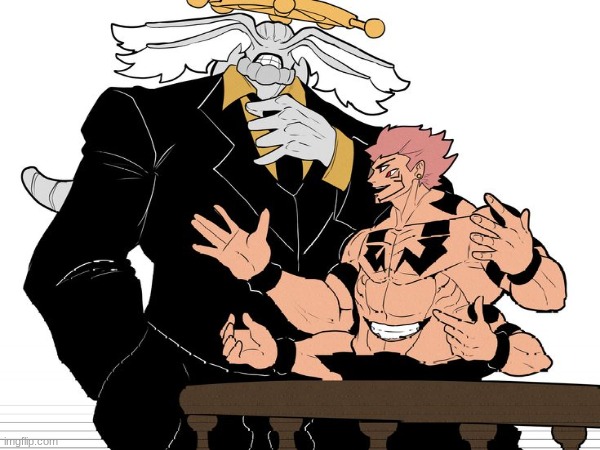 Sukuna in court | image tagged in court | made w/ Imgflip meme maker