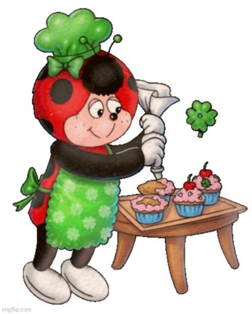 Cococinel 1992 (Cocomiel) baking cupcakes | image tagged in cococinel | made w/ Imgflip meme maker