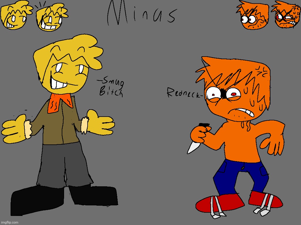 drew these last night for The Fun™, i now bless thee with them. | made w/ Imgflip meme maker
