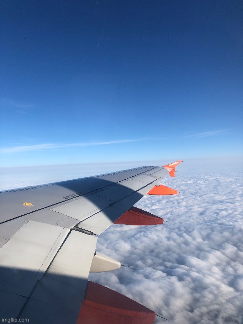 Cool ass picture I took on the plane | made w/ Imgflip meme maker