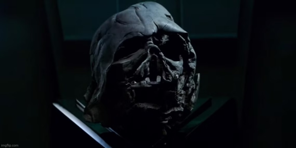 darth vader helmet burned | image tagged in darth vader helmet burned | made w/ Imgflip meme maker