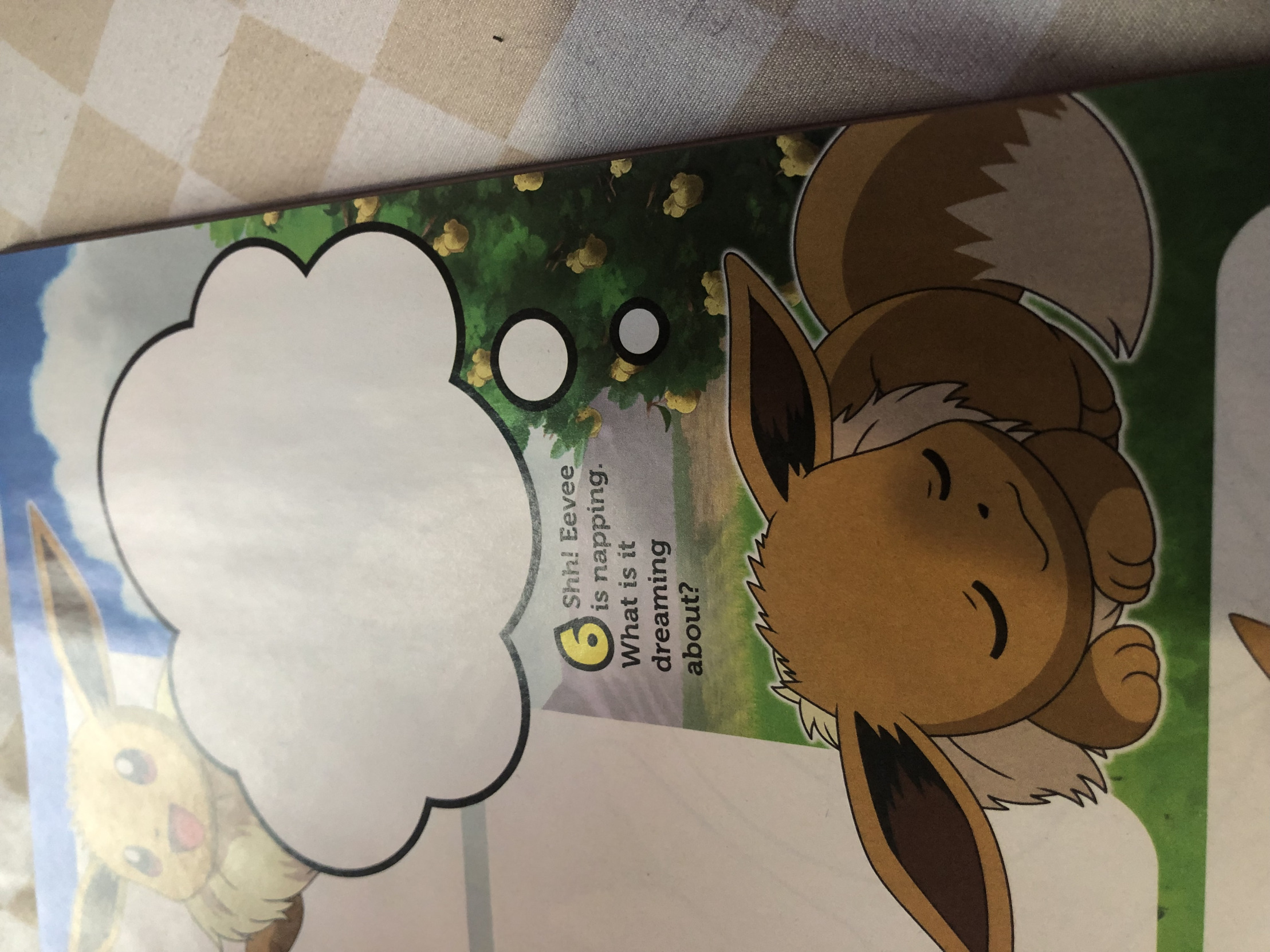 What’s eevee dreaming about? Blank Meme Template