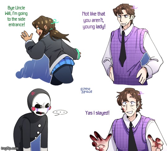 Idk | image tagged in fnaf,the puppet | made w/ Imgflip meme maker