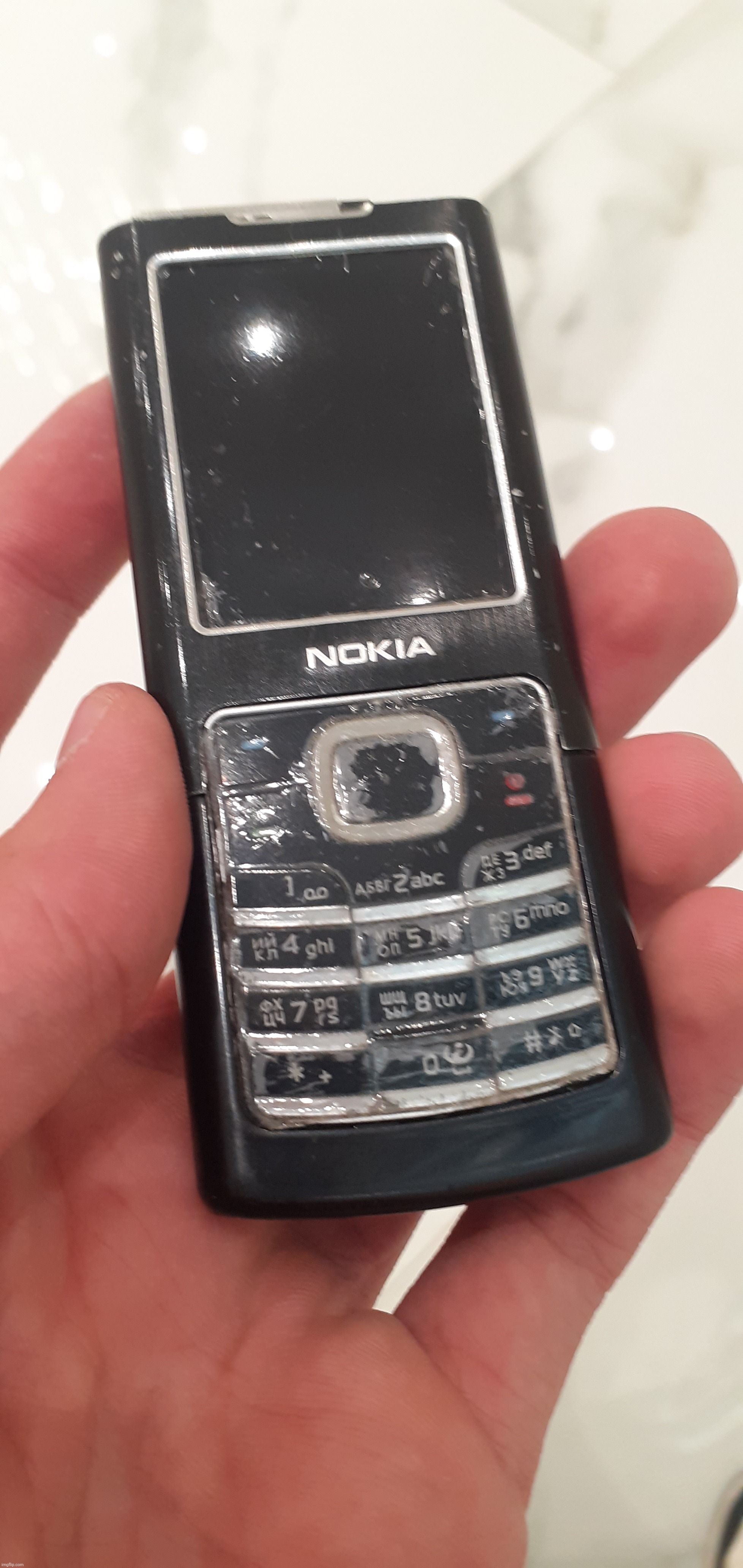 Nokia 6500 Classic On Restaurant | made w/ Imgflip meme maker