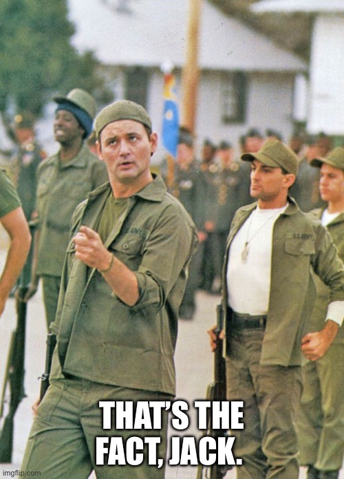 Stripes Jumps Over the Lazy Dog, Sir | THAT’S THE FACT, JACK. | image tagged in stripes jumps over the lazy dog sir | made w/ Imgflip meme maker