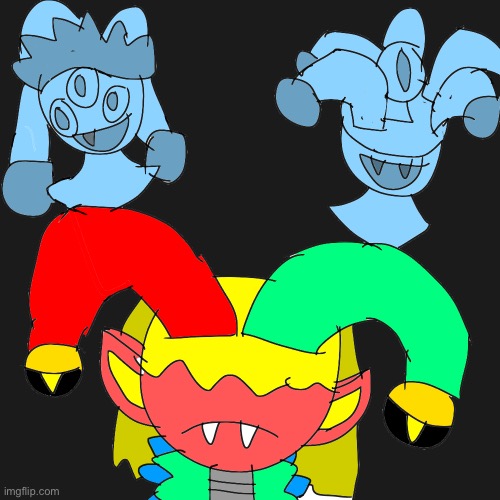 Dōkeshi (道化師 / Jester in Japanese) & Bufona (Jester in Spanish) | made w/ Imgflip meme maker