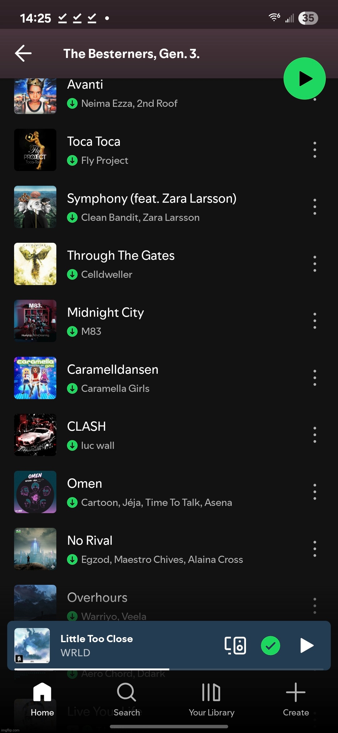 w playlist @-Woman- listen to caramelldansen | made w/ Imgflip meme maker