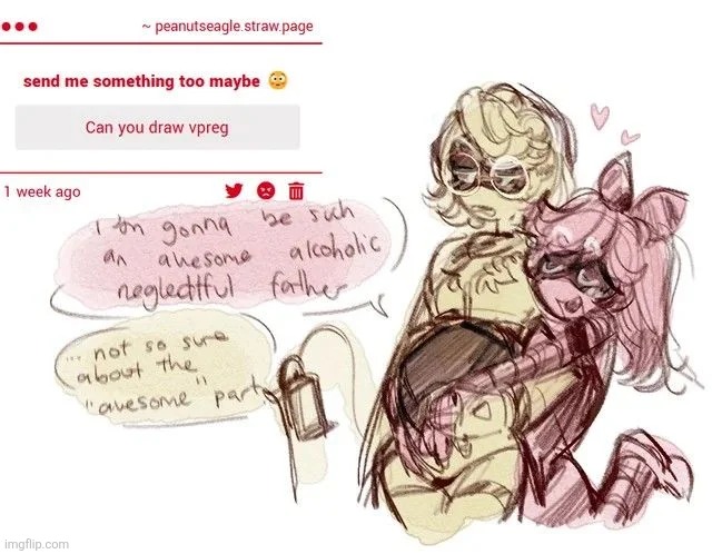 Freaky image | image tagged in cursed image,murder drones,pregnant | made w/ Imgflip meme maker