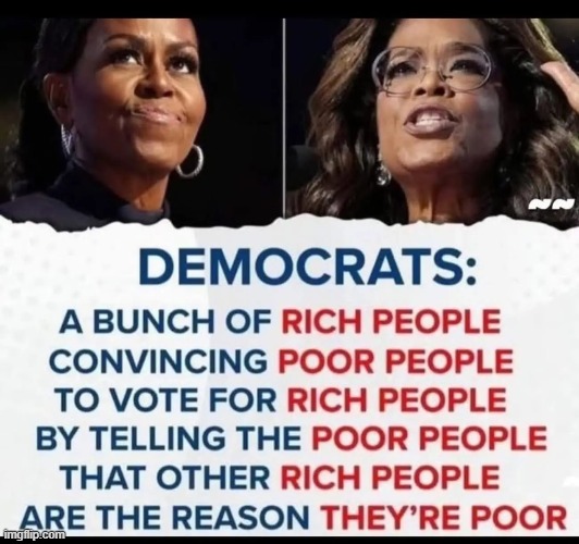And a bunch of racists who tell you that you're racist and sexist if you don't vote for the black woman. | image tagged in democrats,liars,wealthy | made w/ Imgflip meme maker