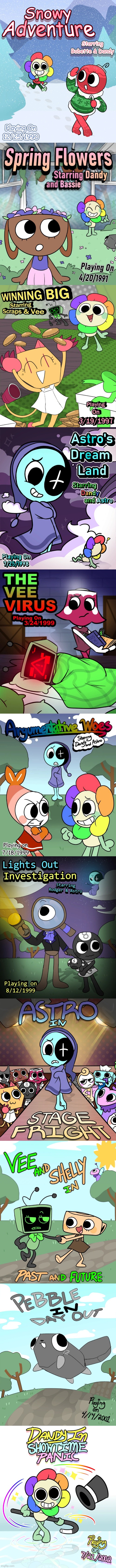 Dandy's World: Episode Posters.mp3 | image tagged in dandy's world,poster | made w/ Imgflip meme maker