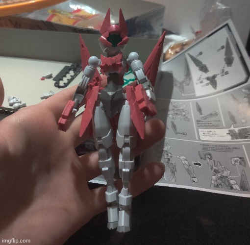 I have to somehow make this into a disco Gundam because dad had a ridiculous idea and I supported it. | made w/ Imgflip meme maker