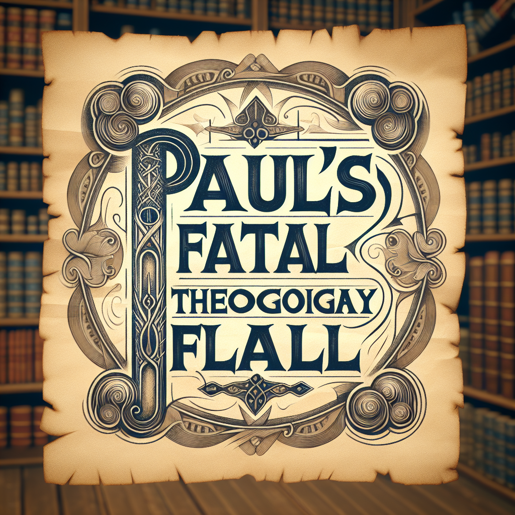 LESSON#3 PART#A Paul’s FATAL “theological flaw”. Blank Meme Template