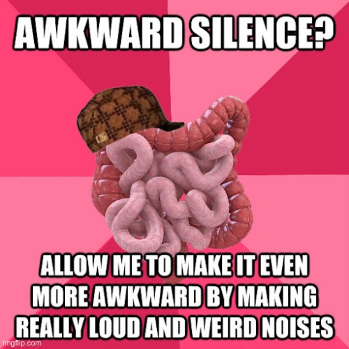 Awkward Scumbag Colon | image tagged in awkward,silence,weird,scumbag,potty humor,loud | made w/ Imgflip meme maker
