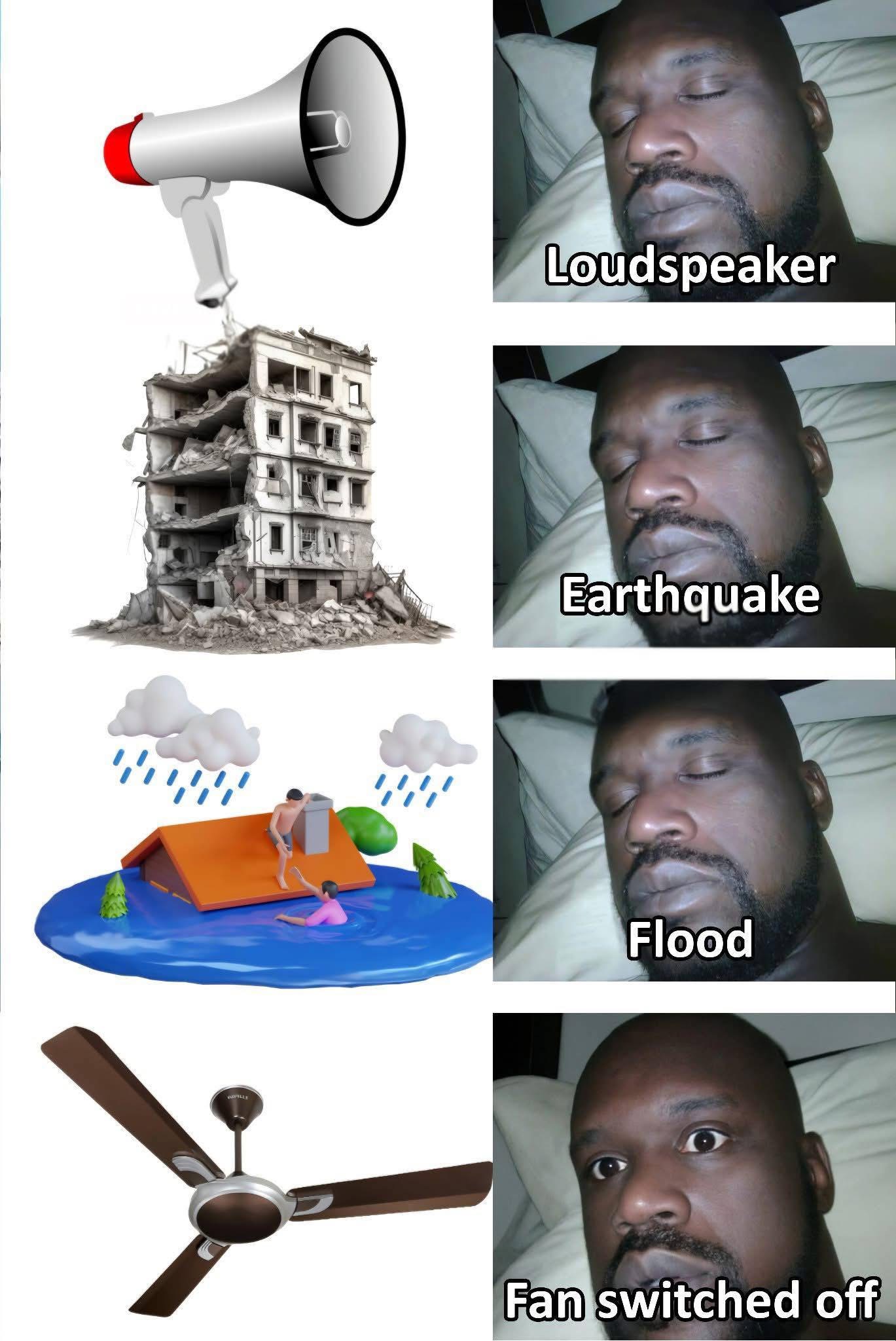 Heavy sleeper Blank Meme Template