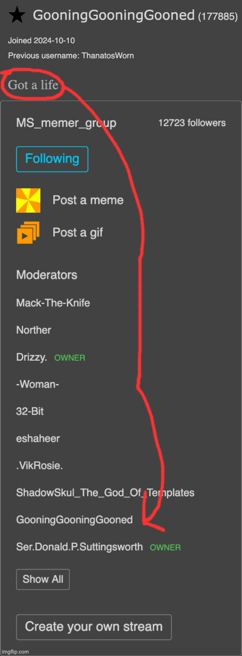 One day of being mod and already high on the mod list | made w/ Imgflip meme maker