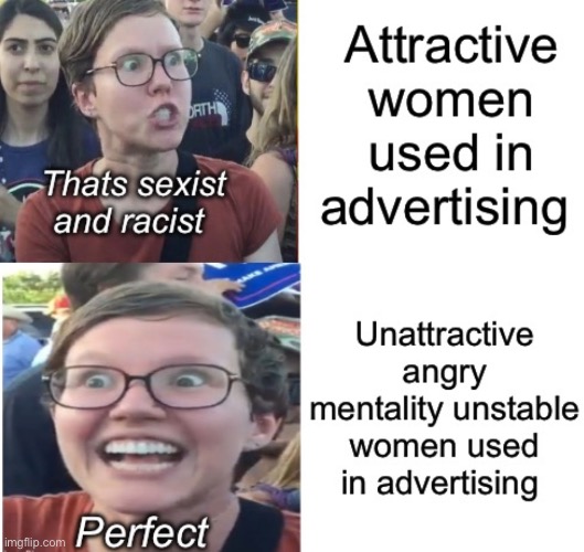 Don’t objectify us as attractive | image tagged in politics lol,feminism,memes,liberal logic,derp | made w/ Imgflip meme maker