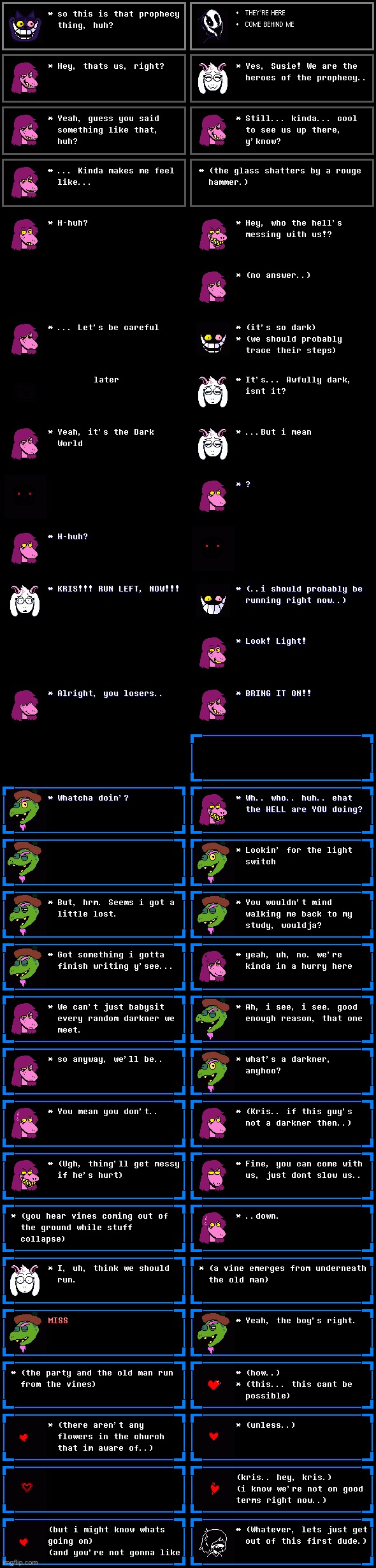 chapter 4 episode 1: OVERGROWTH | made w/ Imgflip meme maker