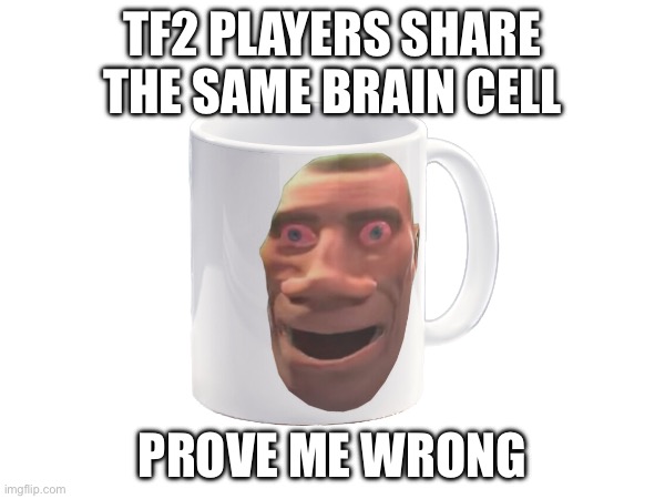 TF2 PLAYERS SHARE THE SAME BRAIN CELL; PROVE ME WRONG | made w/ Imgflip meme maker